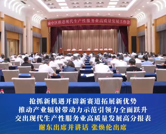 渝中區(qū)推進現(xiàn)代生產(chǎn)性服務(wù)業(yè)高質(zhì)量發(fā)展工作會舉行#重慶渝中#渝中新聞
